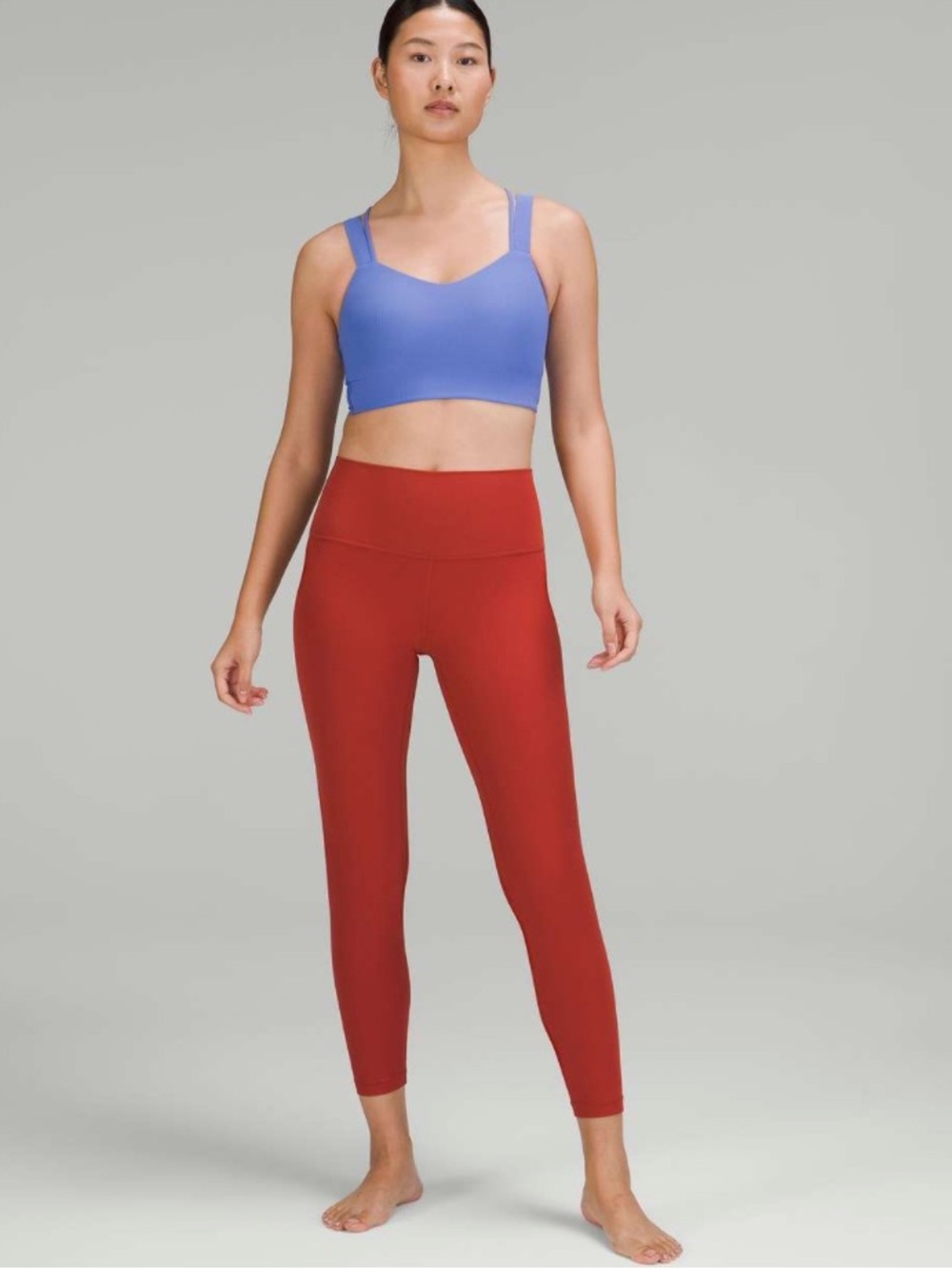 Lululemon Women’s Align Ribbed High Rise Legging 25” Size 4 Cayenne
